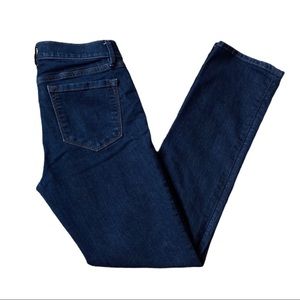 Loft Modern Straight Dark Wash Jeans